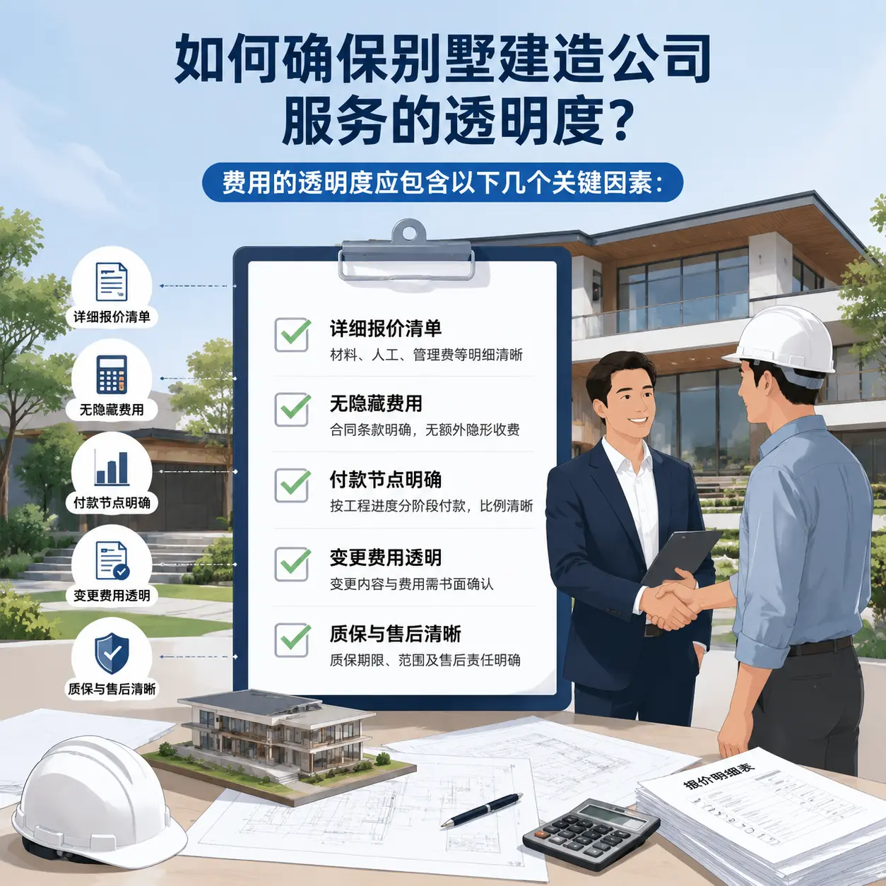 在 万山 如何确保别墅建造公司服务的透明度?