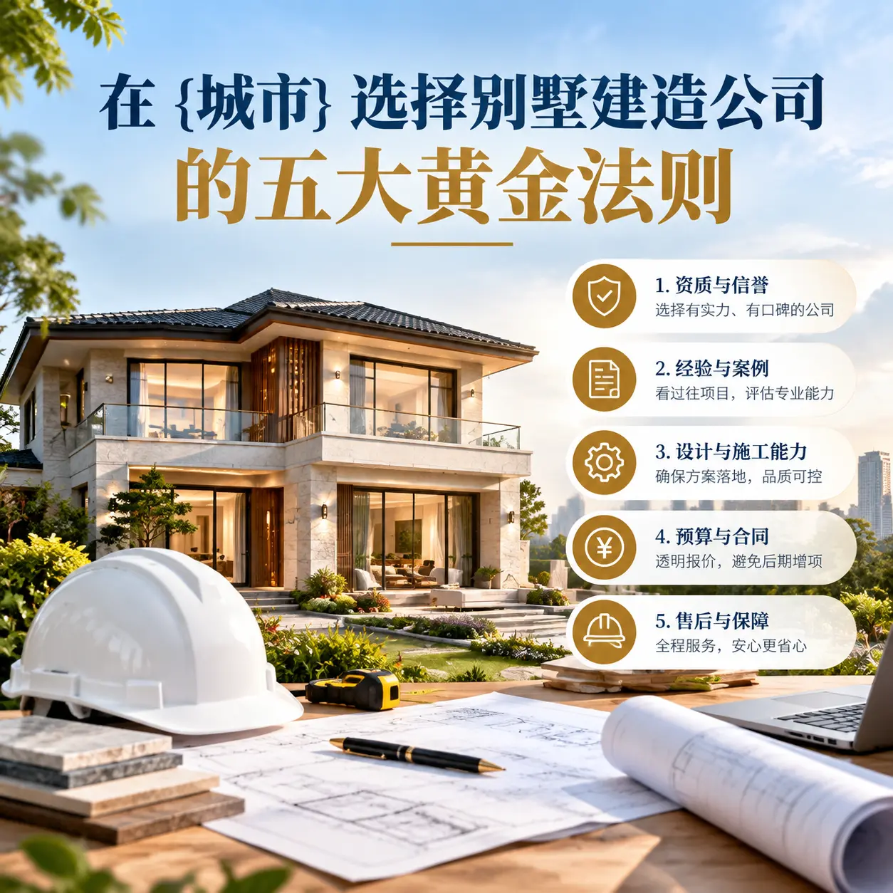 在 万山 选择别墅建造公司的五大黄金法则