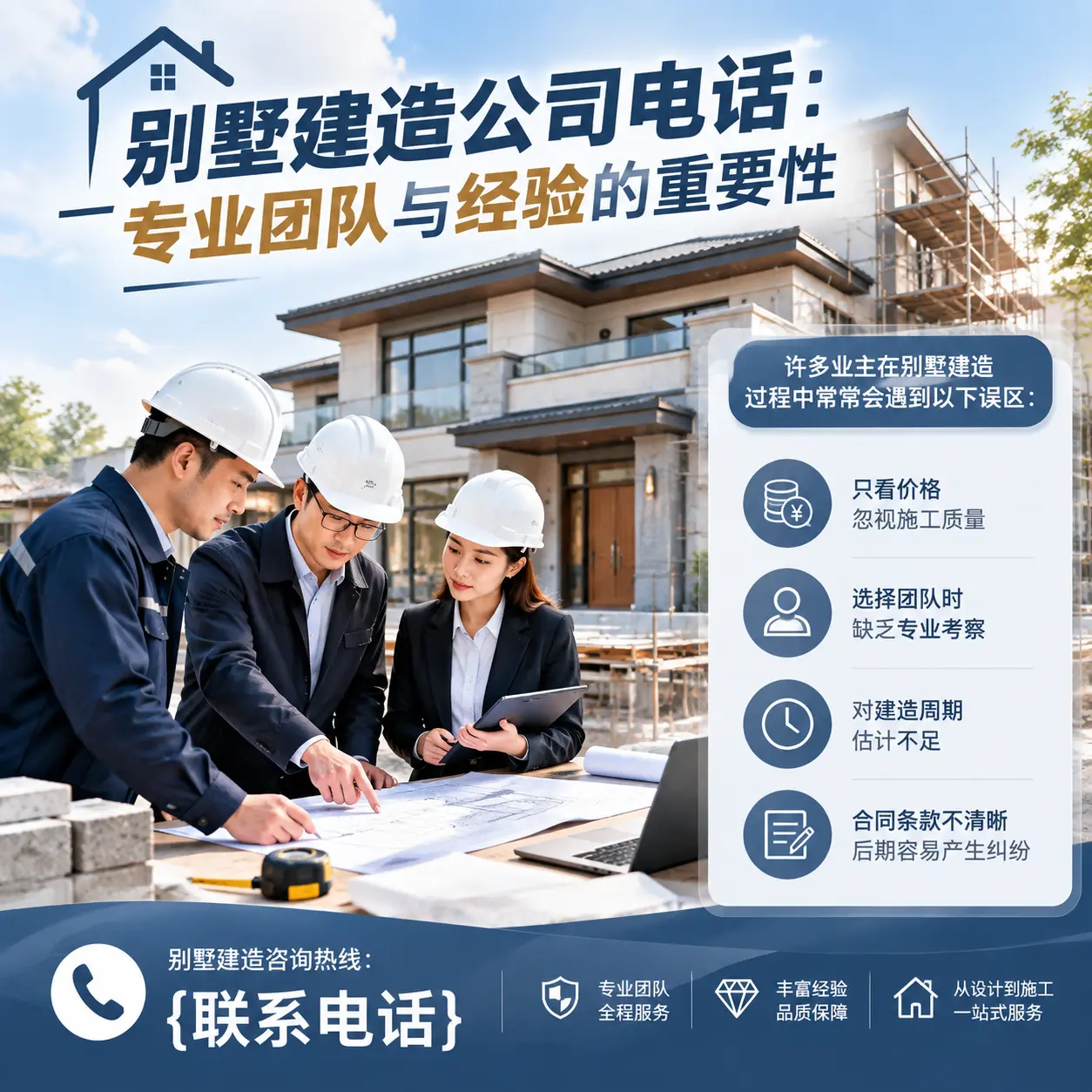 万山别墅建造公司电话：专业团队与经验的重要性