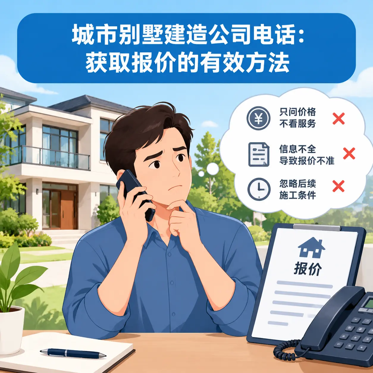 万山别墅建造公司电话:获取报价的有效方法